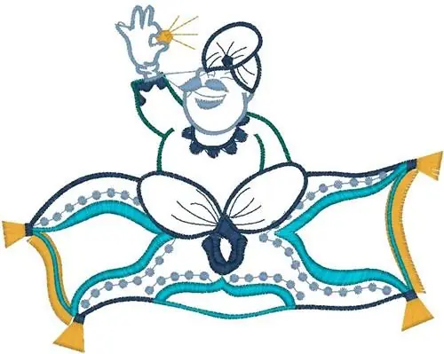 Don’t Miss Out Genie Embroidery Design