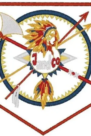 Limited Time Indian Crest Embroidery Design