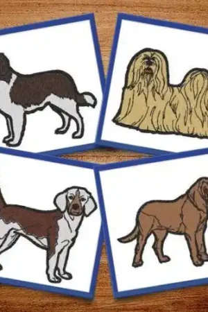 Markdown Dogs 2 Embroidery design pack by Heavenly Designs, Embroidery Packs on EmbroideryDesigns.com
