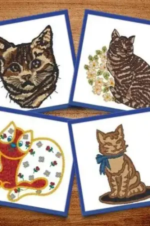 Worldwide Shipping Cats Embroidery design pack by Heavenly Designs, Embroidery Packs on EmbroideryDesigns.com