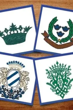 Limited Edition Royal Crests Embroidery design pack by Heavenly Designs, Embroidery Packs on EmbroideryDesigns.com