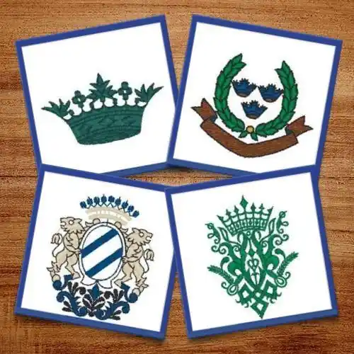 Limited Edition Royal Crests Embroidery design pack by Heavenly Designs, Embroidery Packs on EmbroideryDesigns.com