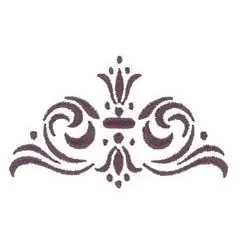 ABSTRACT EMBLEM Embroidery Design Same Day Shipping