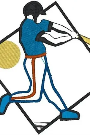 Sale Baseball Diamond Embroidery Design