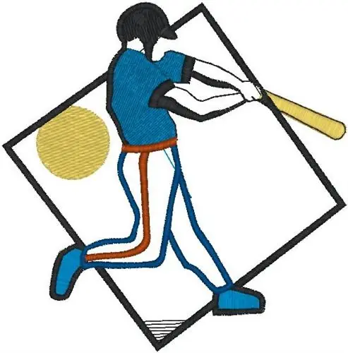 Sale Baseball Diamond Embroidery Design
