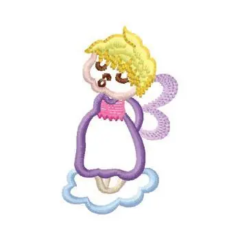 Singing Angel Embroidery Design Fan Favorite