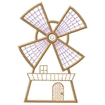 Viral Windmill Embroidery Design