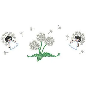 Flower Angels Embroidery Design Grab Now