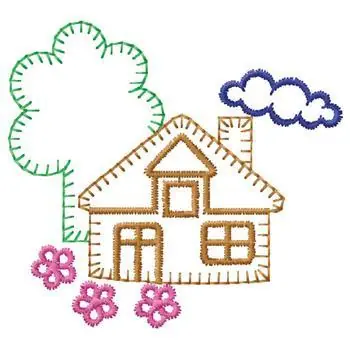 Home Sweet Home Embroidery Design Secure Checkout