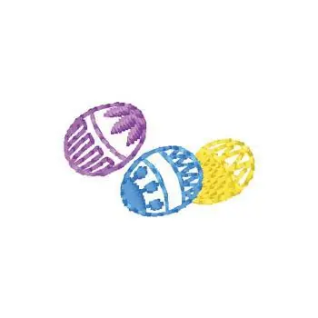 Low Price Easter Eggs Embroidery Design