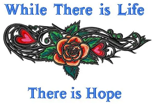 Floral Tattoo Embroidery Design Low Price