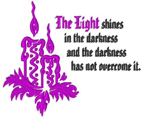 Mega Sale The Light Shines Embroidery Design