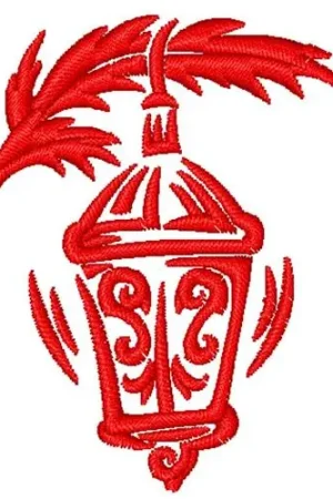 Flash Sale Christmas Lantern Embroidery Design