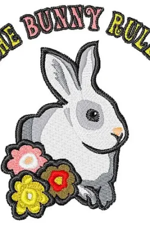 Buy Direct Easter Bunny Embroidery Design