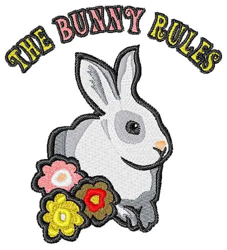 Buy Direct Easter Bunny Embroidery Design