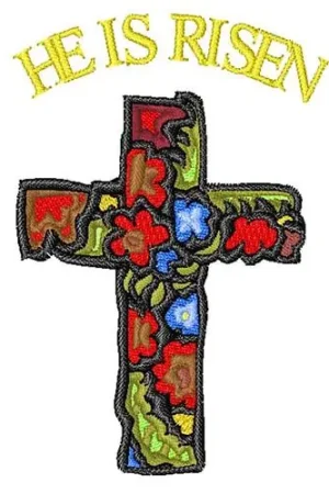 He is Risen Embroidery Design Bargain