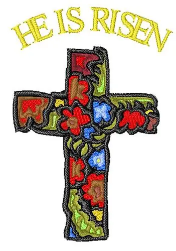 He is Risen Embroidery Design Bargain