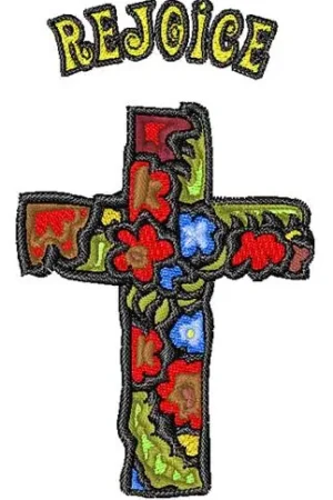 Same Day Shipping Easter Rejoice Embroidery Design