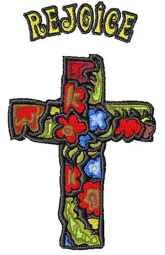 Same Day Shipping Easter Rejoice Embroidery Design