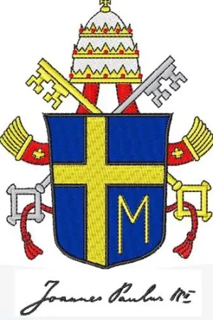 John Paul Crest Embroidery Design New Release