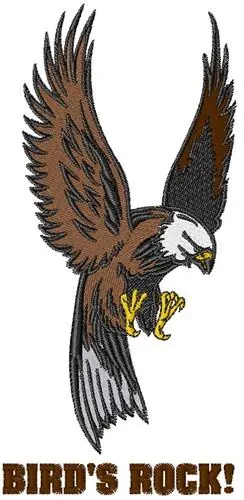 Trending Hunting Eagle Embroidery Design