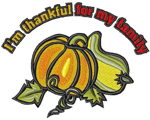Thankful for Family Embroidery Design Buy Today