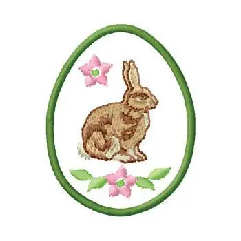 Easter Egg Embroidery Design Professional Grade