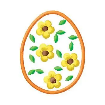 Easter Egg Embroidery Design Mega Sale