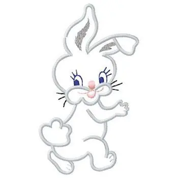 Holiday Sale Rabbit Embroidery Design