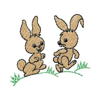New Release Bunnies Embroidery Design