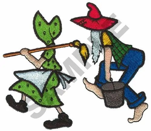 ANIMATED MA & PA Embroidery Design Best Choice