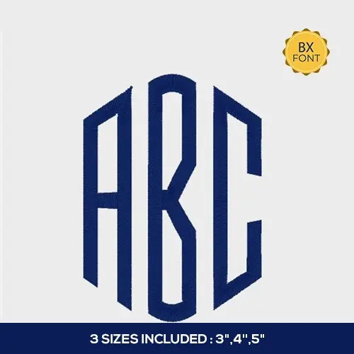Authentic Diamond monogram Embrilliance by Artsy Knots on EmbroideryDesigns.com