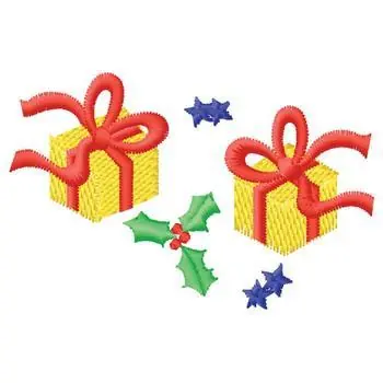 Presents Embroidery Design Warranty Included