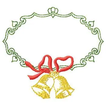 Mega Sale Christmas Bells Embroidery Design