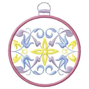 Scroll Ornament Embroidery Design Same Day Shipping