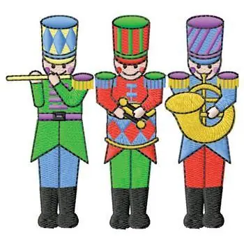 Toy Soldiers Embroidery Design Sale