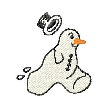 Trending Snowman Embroidery Design