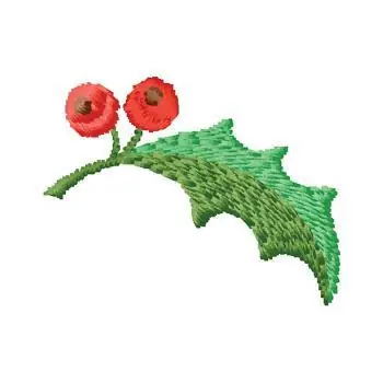 Holly Embroidery Design Weekend Sale