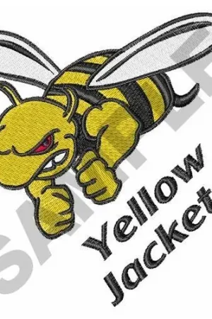 YELLOW JACKETS Embroidery Design Best Price