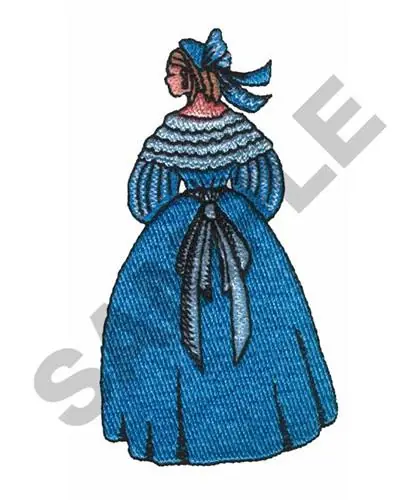 Affordable VICTORIAN WOMAN Embroidery Design