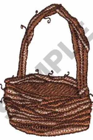 Authentic AMISH BASKET Embroidery Design