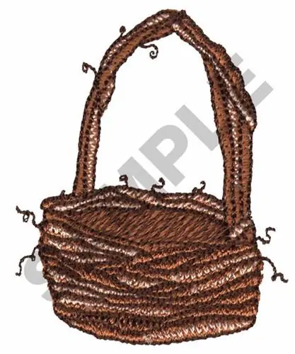 Authentic AMISH BASKET Embroidery Design