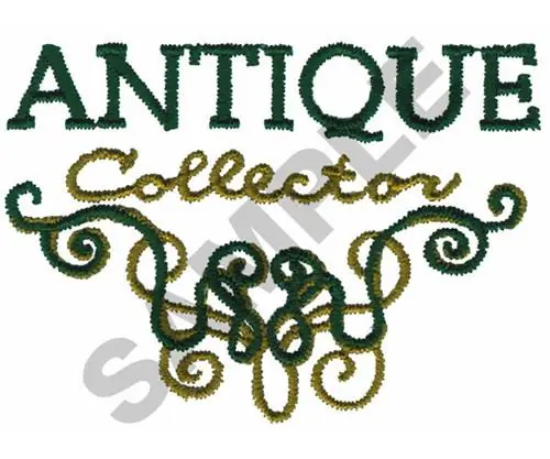 ANTIQUE COLLECTOR Embroidery Design Limited Offer
