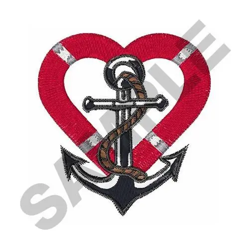 ANCHOR AND PRESERVER Embroidery Design Warranty Included