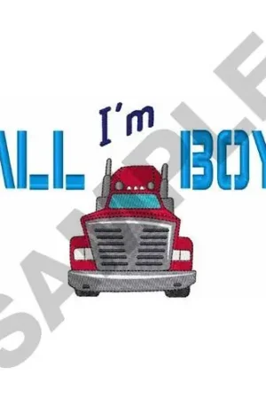 ALL BOY FULL FRONT Embroidery Design Price Cut