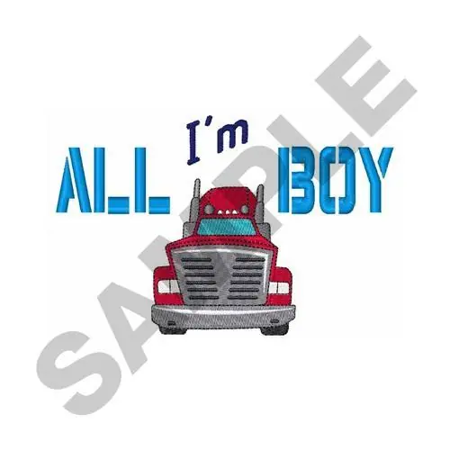 ALL BOY FULL FRONT Embroidery Design Price Cut