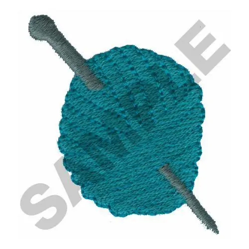 CROCHET NEEDLE IN YARN Embroidery Design Professional Grade