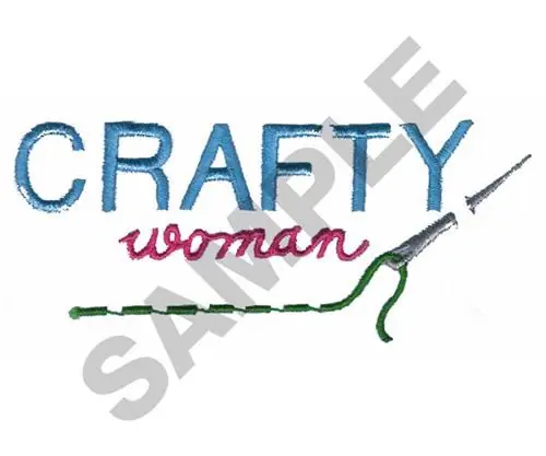 CRAFTY WOMAN Embroidery Design Money Back Guarantee