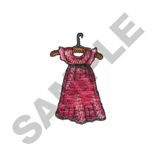 DRESS ON HANGER Embroidery Design Latest