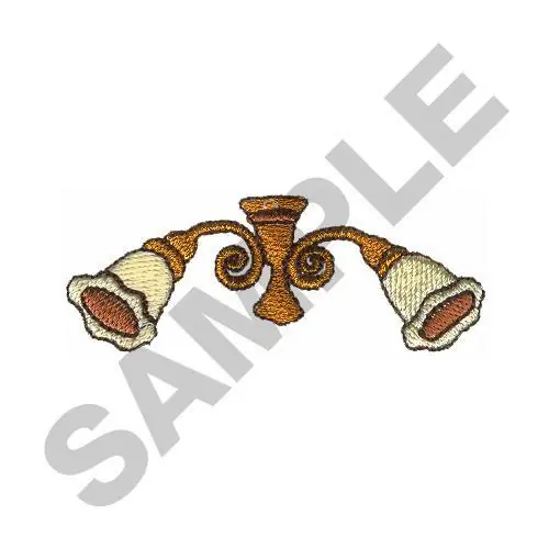 Sale LIGHT FIXTURE Embroidery Design